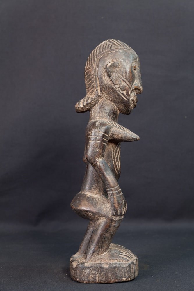 Statue Mossi féminine agenouillée -