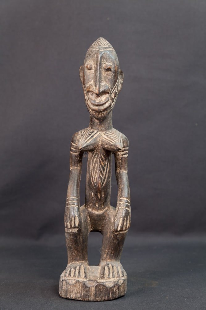 Statue Mossi féminine agenouillée -