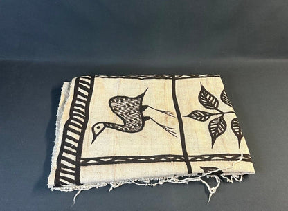 Batik africain motifs animaux et végétation - 