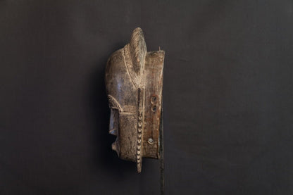 Masque Baoulé à scarifications frontales - 