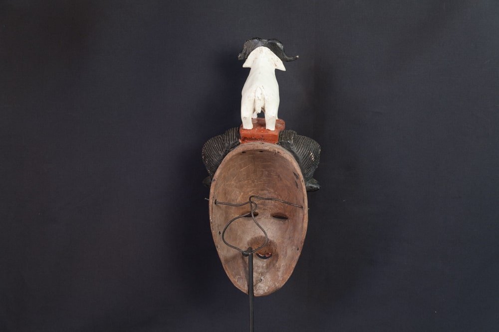 Masque Gouro à coiffe de chèvre - 
