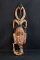 Masque Gouro à coiffe oiseau - 