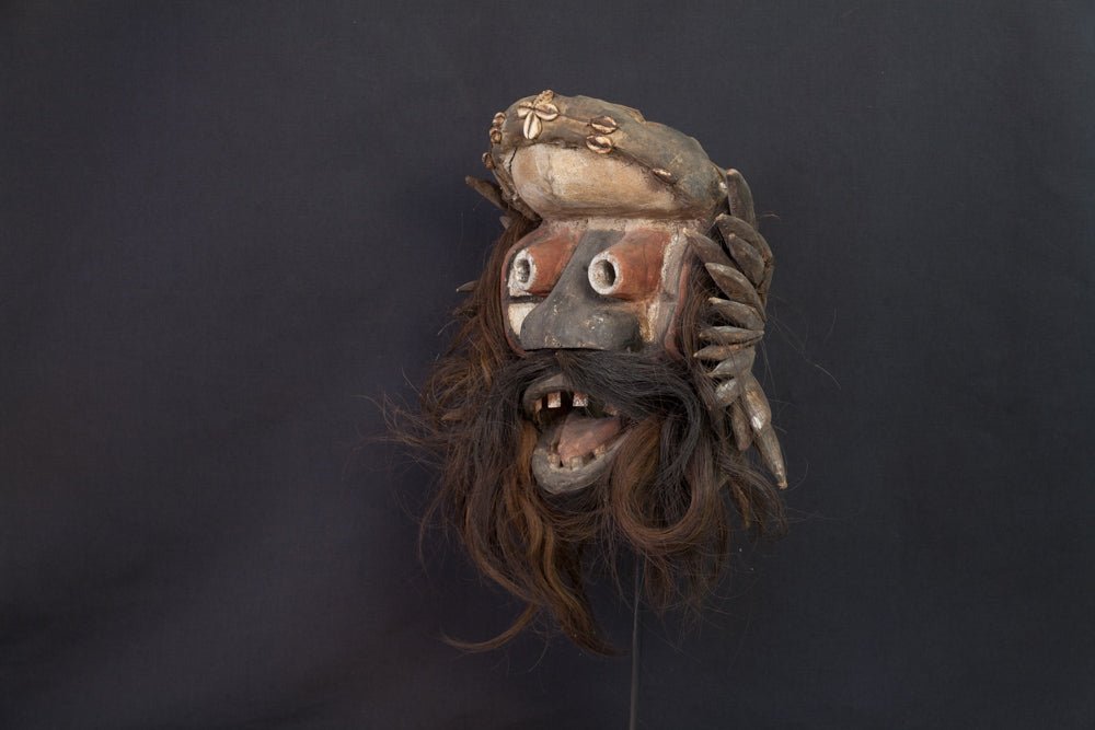 Masque Guere à large bouche et yeux globuleux - 