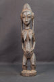 Statue Baoulé féminine à la coiffure torsadée - 